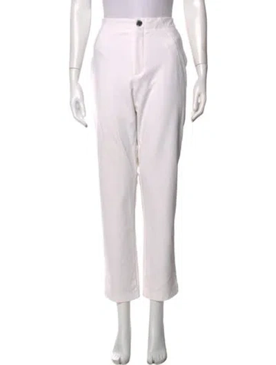 Pre-owned Karl Lagerfeld Straight Leg Pants In Pink
