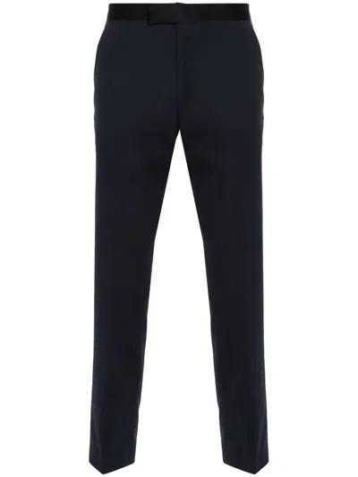 Karl Lagerfeld Straight-leg Trousers In Blue