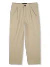 Karl Lagerfeld Straight-leg Twill Trousers In Neutrals