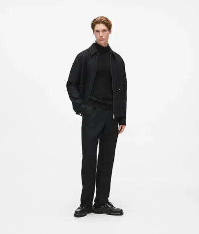 Karl Lagerfeld Straight-leg Bouclé Pants