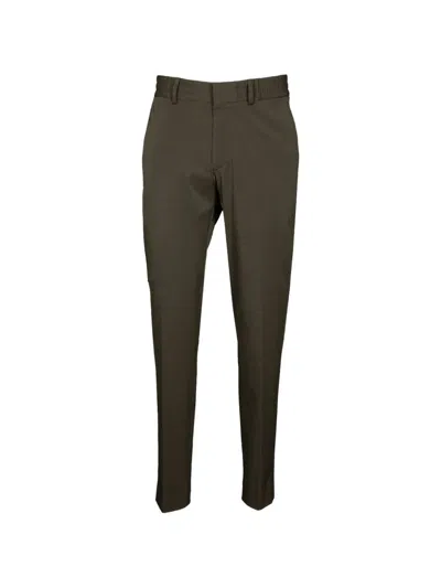 Karl Lagerfeld Straight-leg Trousers In Brown