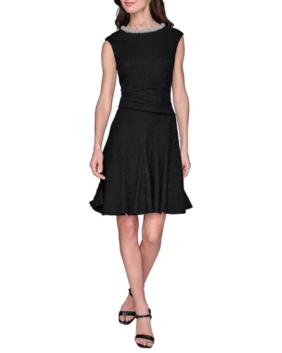 Karl Lagerfeld Stretch Dress In Black