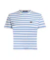 Karl Lagerfeld Stripe Boxy T-shirt In White