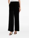 Karl Lagerfeld Stripe-detail Trousers In Black