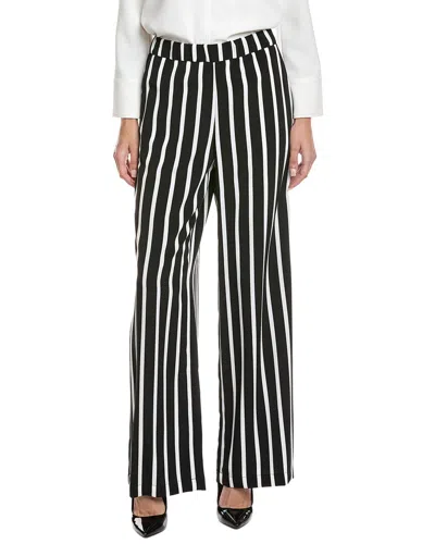 Karl Lagerfeld Stripe Pant In Animal Print