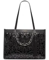 Karl Lagerfeld Structured Savoie Tote Bag In Black