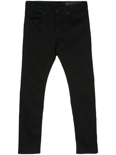 Karl Lagerfeld Stud-embellished Regular Trousers In Black