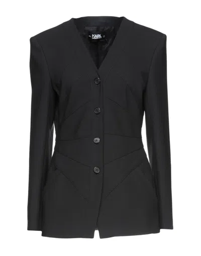 Karl Lagerfeld Suit Jackets In Black