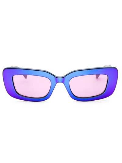 Karl Lagerfeld Stylish Rectangular Women's Sunglasses In Multi