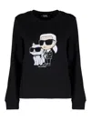 Karl Lagerfeld Sweatshirts In Negro