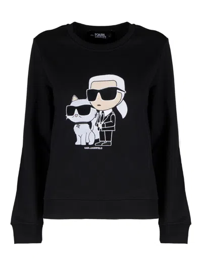 Karl Lagerfeld Sweatshirts In Negro