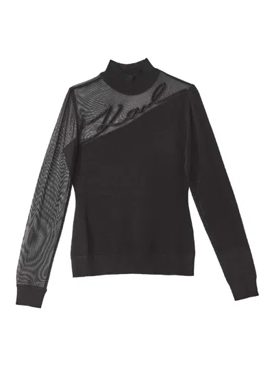 Karl Lagerfeld Suéter Con Cuello Alto - Negro
