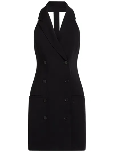 Karl Lagerfeld Summer Blazer Dress In Black