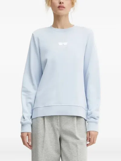 KARL LAGERFELD SUNGLASSES-EMBROIDERED SWEATSHIRT