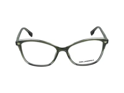 Karl Lagerfeld Sunglasses  Kl6095 314 Green/light Green /16/140 In Multi