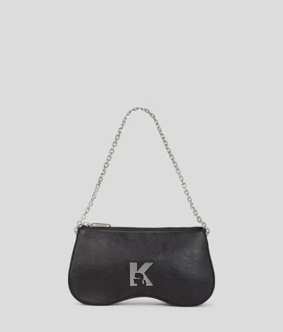 Karl Lagerfeld Sunglasses Shoulder Bag In Black