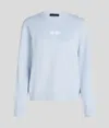 Karl Lagerfeld Sunglasses Sweatshirt In Blue