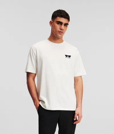 Karl Lagerfeld Sunglasses T-shirt In White