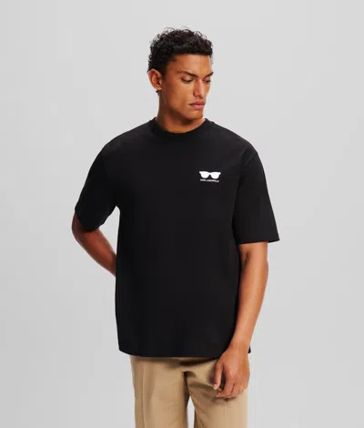 Karl Lagerfeld Sunglasses T-shirt In Black