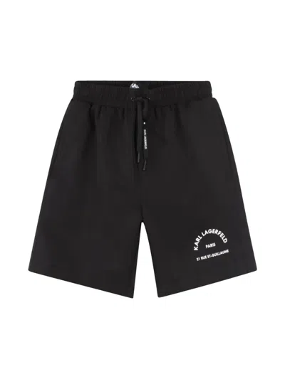 Karl Lagerfeld Kids' Surfer In Black