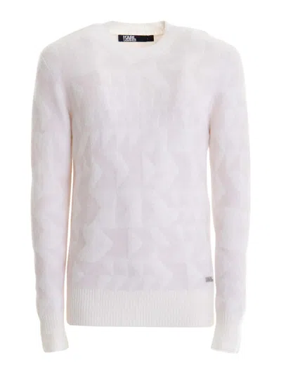 Karl Lagerfeld Sweater In White