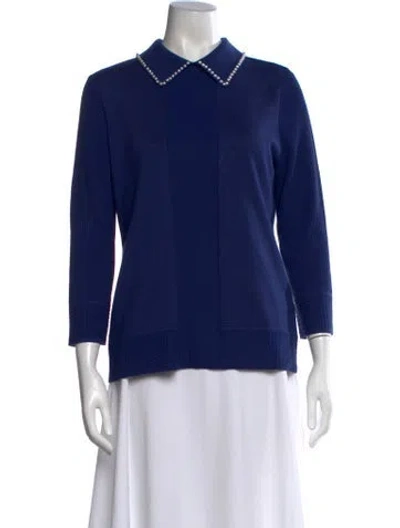 Pre-owned Karl Lagerfeld Sweater In Blue