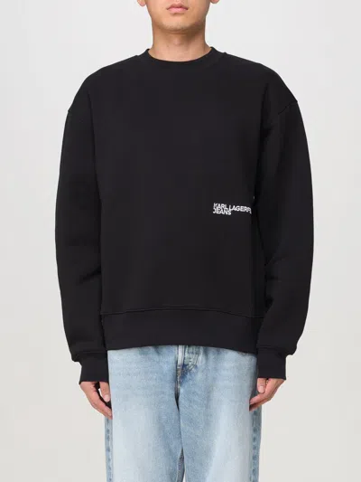 Karl Lagerfeld Sweater  Men Color Black In Schwarz