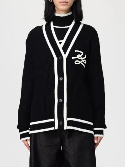 Karl Lagerfeld Autograph Cardigan In Black