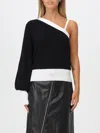 Karl Lagerfeld Essentials One-shoulder Jumper In Schwarz