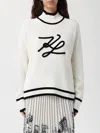 Karl Lagerfeld Sweater  Woman Color White In White