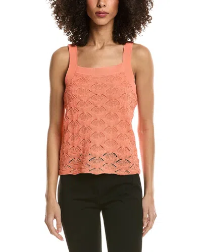 Karl Lagerfeld Sweater Tank In Orange