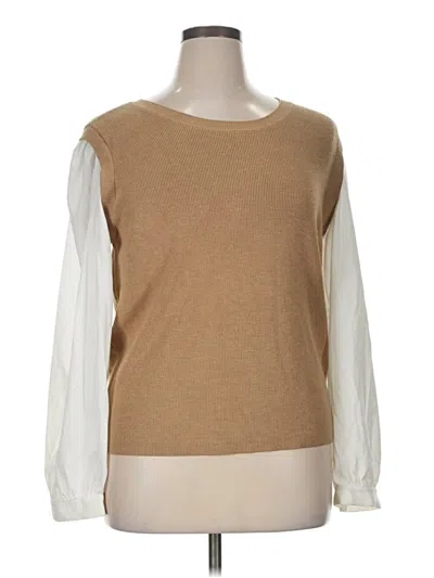 Pre-owned Karl Lagerfeld Sweater Vest In Brown