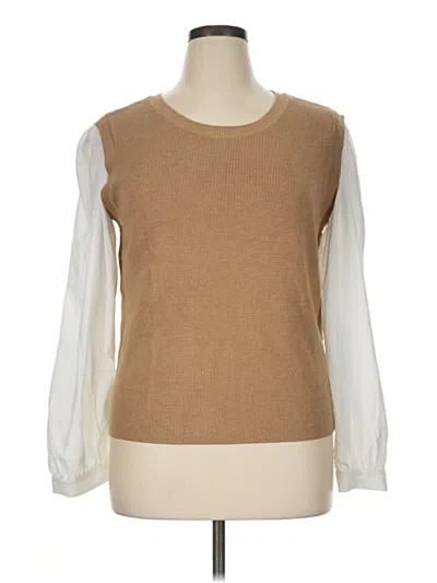 Pre-owned Karl Lagerfeld Sweater Vest In Tan