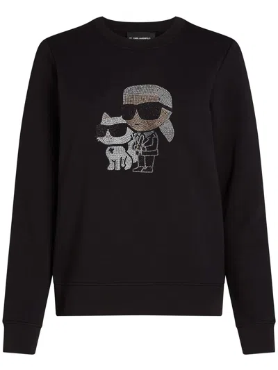 Karl Lagerfeld Sweaters In Black
