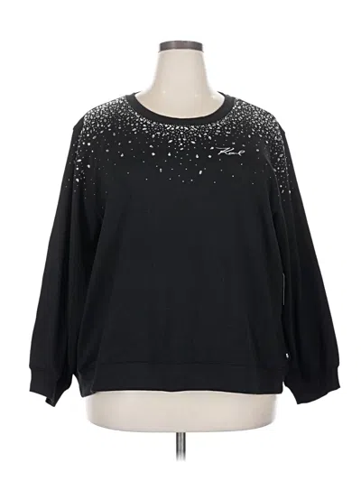 Pre-owned Karl Lagerfeld Sweatshirt In Black