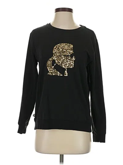Pre-owned Karl Lagerfeld Sweatshirt In Black