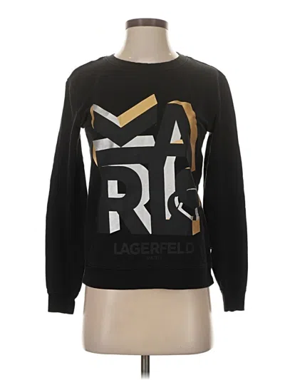 Pre-owned Karl Lagerfeld Sweatshirt In Black