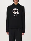 Karl Lagerfeld Patch Hoodie In Schwarz