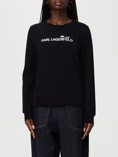 Karl Lagerfeld Sweatshirt Woman  In Black