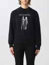 Karl Lagerfeld Women's Black Cotton Sweatshirt In Black