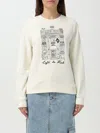 Karl Lagerfeld Sweatshirt  Woman Color White In White