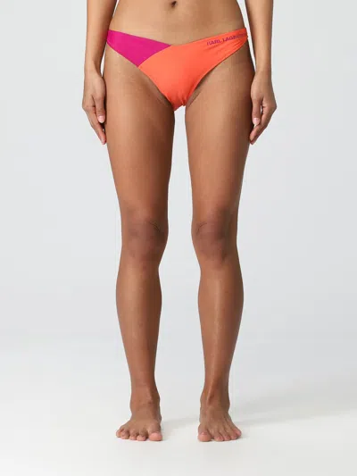 Karl Lagerfeld Swimsuit  Woman Color Orange