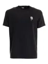 Karl Lagerfeld Ikon Black T Shirt With Graphics