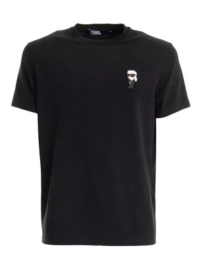 Karl Lagerfeld Ikon T-shirt In Black