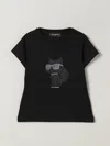 Karl Lagerfeld T-shirt  Kids Kids Color Black In Black