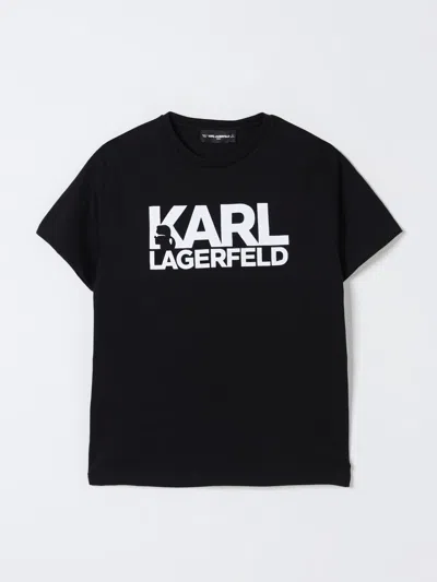 Karl Lagerfeld T-shirt  Kids Kinder Farbe Schwarz