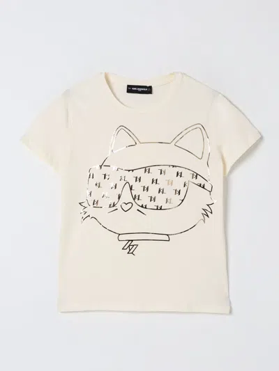 Karl Lagerfeld T-shirt  Kids Kids Color Ivory