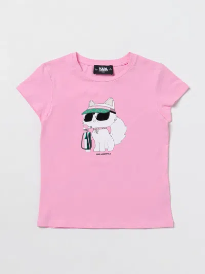 Karl Lagerfeld T-shirt  Kids Kids Color Pink