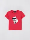 Karl Lagerfeld T-shirt With Logo In Red