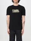 Karl Lagerfeld T-shirt  Men Color Black In Black